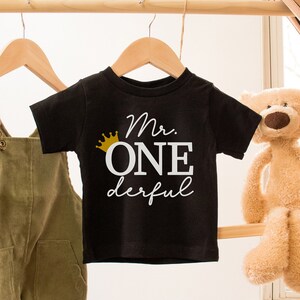 Mr ONEderful 1st Birthday Shirt, Mr. ONEderful Shirt, Mr ONEderful Outfit, Matching Family Birthday Shirts, Mr Onederful Mommy and Me Shirts