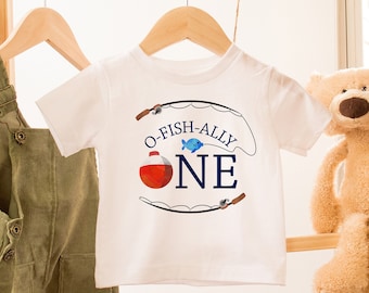 O-Fish-Ally One Birthday Shirt: Fishing 1st Birthday Matching Family Outfits