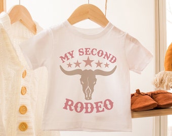 Rodeo 2nd Birthday Shirt: Cowgirl Second Birthday Outfit