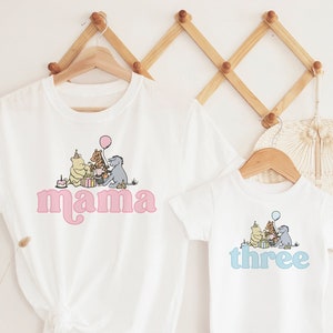 Classic Pooh 3rd Birthday Shirt: Matching Family Outfit