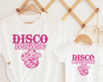 Disco Cowgirl Birthday Shirt: Matching Family Outfits
