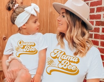 Queen Bee Shirt: First Bee Day Party, Mommy and Me Shirts