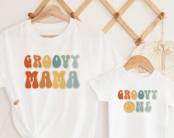Groovy One 1st Birthday Shirt: Retro Family Matching Outfits