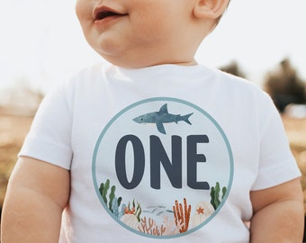 Shark Birthday Shirt, 1st Birthday Shirt, Under the Sea Birthday Shirt, Sea Animals Birthday, Ocean Animals Birthday, Jawsome, Chomp