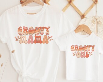 Groovy One 1st Birthday Shirt: Retro Family Matching Tee