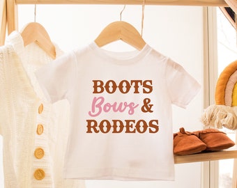 My First Rodeo Birthday Girl Shirt, Boots Bows And Rodeos, 1st Birthday Shirt, Rodeo Birthday Shirt, Country Western Cowgirl Birthday Tee