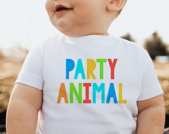 Party Animal Birthday Shirt: Zoo Animals Kids Tee