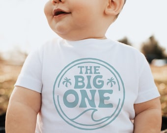 Surf Birthday Shirt, The Big One Shirt, 1st Birthday Shirt, Surf Birthday Outfit, Toddler Boy, Surfs Up, Surfer, Catch A Wave, Mommy and Me