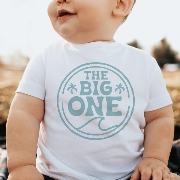 Surf Birthday Shirt, The Big One Shirt, 1st Birthday Shirt, Surf Birthday Outfit, Toddler Boy, Surfs Up, Surfer, Catch A Wave, Mommy and Me