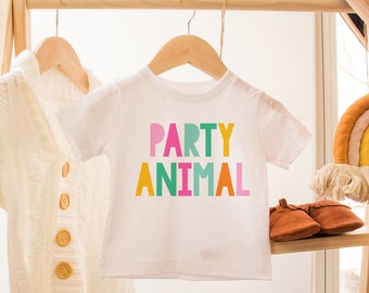 Party Animal Birthday Shirt, Zoo Animals Birthday, Party Animal Shirt, Infant Toddler Youth Kids, Wild Safari Party Animals Birthday Outfit