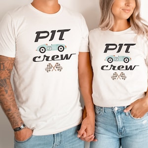 Two Fast Birthday Shirt: Race Car Pit Crew Matching Family Tee