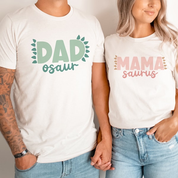 Chemises d'anniversaire assorties de dinosaure, t-shirt d'anniversaire un-a-saurus, tenue 1er anniversaire de dinosaure, tenue de premier anniversaire, t-shirts de famille maman et moi