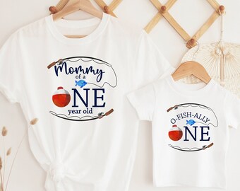 O-Fish-Ally One Birthday Shirt: Fishing 1st Birthday Outfit