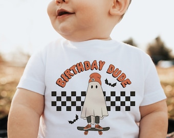 Halloween Birthday Dude Shirt: Matching Family Halloween Shirts 1st 2nd 3rd 4th 5th