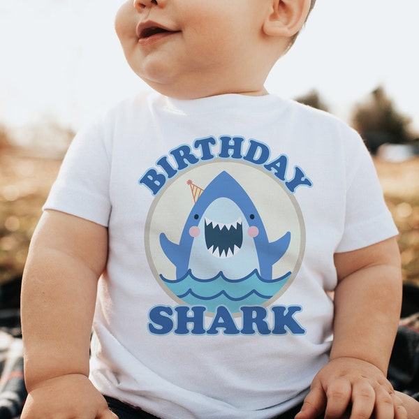 Shark Birthday Shirt, Under The Sea Birthday Shirt, Baby Shark Shirt, 1st 2nd 3rd 4th 5th Birthday, Birthday Boy Girl Shirt, Ocean Animals