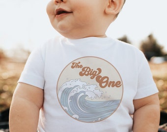 Surf First Birthday Shirt: Beach Ocean 1st Birthday Outfit