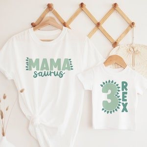 Three Rex Matching Family Birthday Shirts, 3rd Birthday Shirt, Three Rex Shirt, 3 Rex Birthday Tee, Birthday Boy Outfit, Dinosaur Birthday