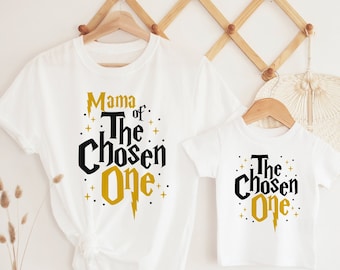 The Chosen One Birthday Shirt: Wizard Family Matching Tees