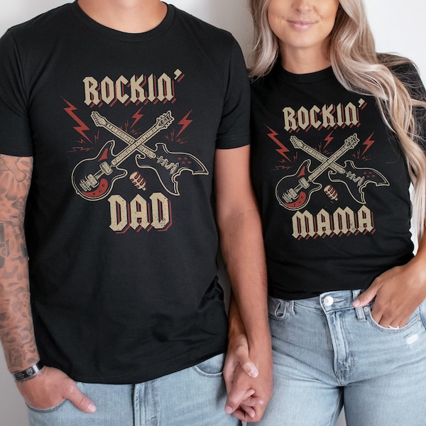 Rock and Roll Mommy and Me Birthday Shirts, 1st Birthday Rockin' One Shirt, Rock n Roll Birthday, Rock Star Birthday Outfit, Matching Family