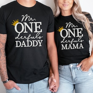 Mr ONEderful Matching Family Shirts, Mr. ONEderful 1st Birthday Shirt, Mr ONEderful Outfit, Mr Onederful Shirt, Mommy and Me Shirts