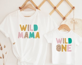 Wild One Birthday Girl Shirt: Safari 1st Birthday Outfit