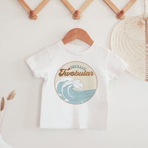 Surf Birthday Shirt, Totally Twobular Shirt, 2nd Birthday Shirt, Surfer Birthday Party Shirt, Surf Birthday, Toddler Boy Tee, Two Cool Tee