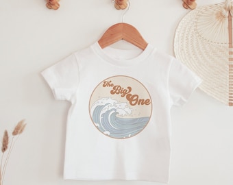 Surf 'The Big One' First Birthday Shirt - Surfing Matching Family Tees