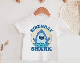 Shark Birthday Shirt, Under The Sea Birthday Shirt, Baby Shark Shirt, 1st Birthday, 2nd Birthday, Birthday Boy Girl Shirt, Ocean Animals
