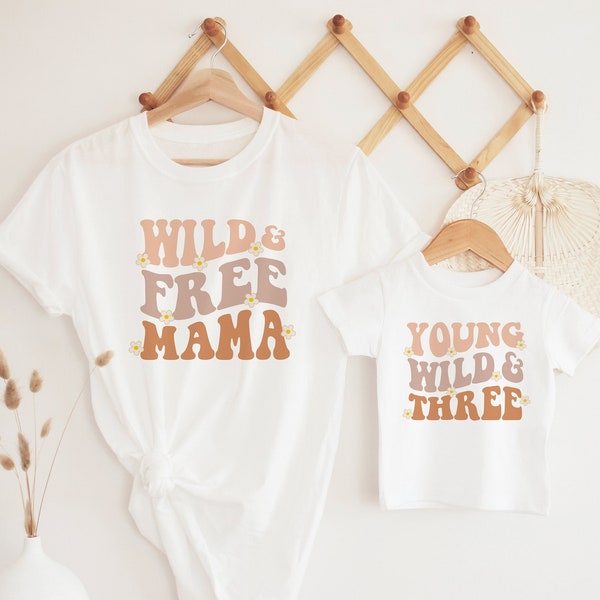 "Young Wild And Three" Girls 3rd Birthday Shirt - Toddler Birthday Outfit - View #9