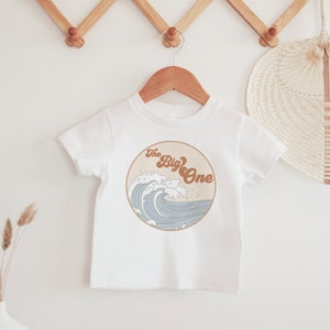 Surf Birthday Shirt, The Big One Shirt, First Birthday, Beach Birthday Party Shirt, 1st Birthday, Toddler Boy Shirt, Surfs Up, Surfer Tee