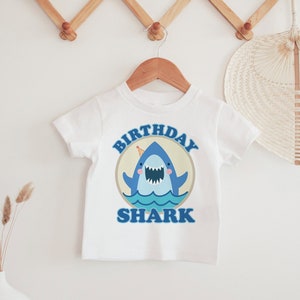 Shark Birthday Shirt, Under The Sea Birthday Shirt, Baby Shark Shirt, 1st Birthday, 2nd Birthday, Birthday Boy Girl Shirt, Ocean Animals