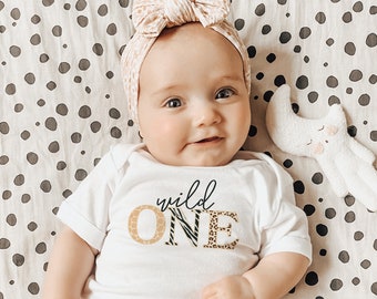 Wild One Birthday Shirt Wild One Neutral 1st Birthday Shirt Safari Jungle Zoo Animal Birthday Wild 1st Birthday Outfit Matching Family Tees