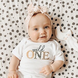 Wild One 1st Birthday Shirt: Safari Jungle Animal Matching Family Outfits