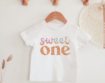 Sweet One Birthday Shirt: Ice Cream 1st Birthday Outfit