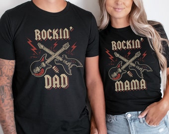 Rock and Roll Mommy and Me Birthday Shirts, 1st Birthday Rockin' One Shirt, Rock n Roll Birthday, Rock Star Birthday Outfit, Matching Family