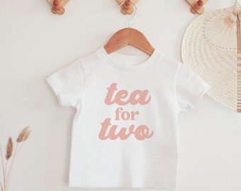 Tea For Two 2nd Birthday Shirt: Alice in Wonderland Mad Hatter Tea Party