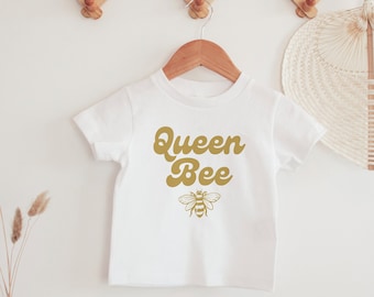 Queen Bee Shirt, 1st Birthday Outfit, First Bee Day Shirt, Bee Day Party, Honey Bee Birthday, Girls 1st Birthday Shirt, Queen Bee Tee