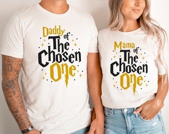 The Chosen One Birthday Matching Family Shirts, Wizard 1st First Birthday Outfit