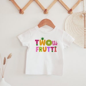 Twotti Frutti Birthday Shirt, 2nd Birthday Shirt, Twotti Frutti Party, 2nd Birthday Outfit, Fruit Birthday Party, Twotti Frutti Shirt