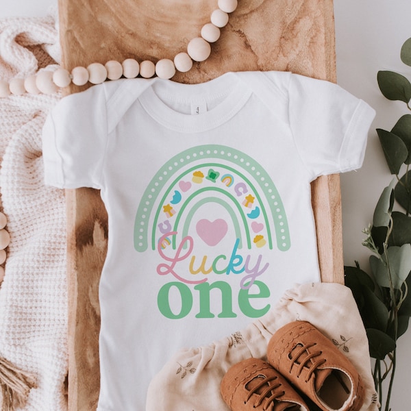 St Patricks Day Birthday Shirt, Lucky One 1st Birthday Outfit, Lucky Charms Birthday Shirt, Matching Mommy and Me, Family Birthday Shirts