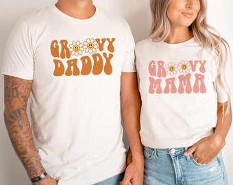 Two Groovy Birthday Shirts: Matching Family Retro Party Outfits