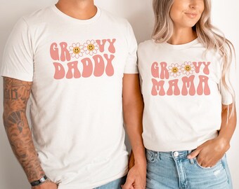 Groovy One 1st Birthday Shirt: Matching Family Retro Daisy Outfits