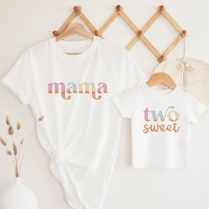 Two Sweet Ice Cream 2nd Birthday Shirt: Matching Family Shirts