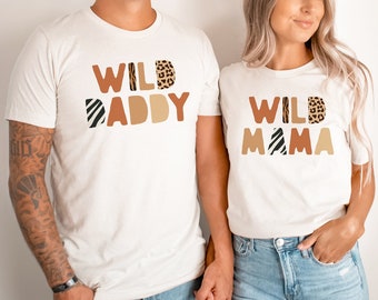 Wild One Matching Family Birthday Shirts, 1st Birthday Shirt, Safari Jungle Zoo Animal Birthday, Wild Birthday Outfit, 1st Birthday Outfit