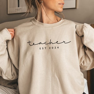 Teacher Sweatshirt, Gift For Teacher, Custom Teacher Shirt, Teacher Graduation Gift, Teacher Appreciation Gift, Educator Gift, New Teacher