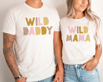 Two Wild 2nd Birthday Matching Family Shirts: Safari Zoo Outfit