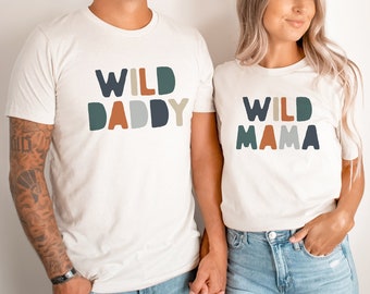 Wild One Matching Family Birthday Shirts, 1st Birthday Shirt, Safari Jungle Zoo Animal, Wild 1st Birthday Outfit, Mommy and Me Shirts