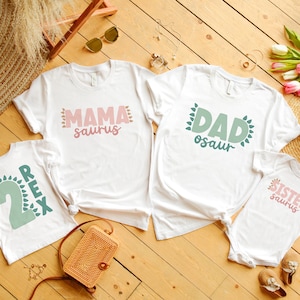 Two Rex Mommy and Me Shirts, Dinosaur 2nd Birthday Shirt, 2nd Birthday Shirt, Two Rex Tee, 2 Rex Birthday, Dinosaur Girl Boy Birthday Shirt