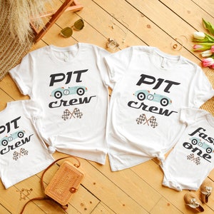 Fast One Matching Family Birthday Shirts, 1st Birthday Shirt, Race Car Birthday Party, Cars Birthday Outfit, Mommy and Me Shirt, Pit Crew