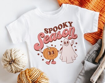 Retro Halloween Shirt: Spooky Season Tee for Toddler, Infant, Kid